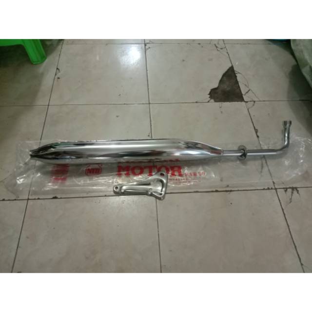 Knalpot honda c70 snalpot honda c70 set dudukan knalpot