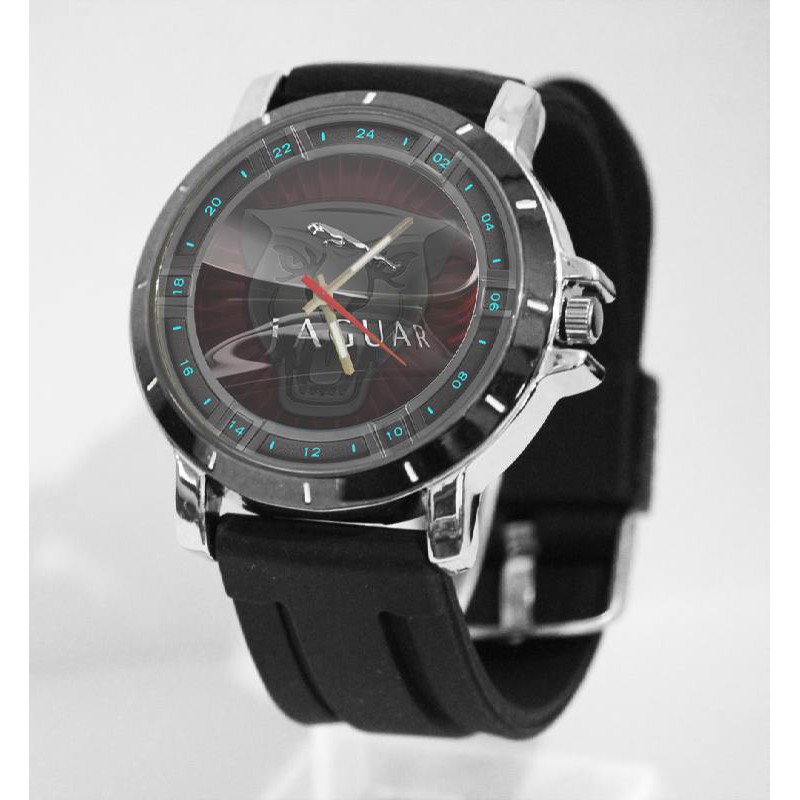 Jam Tangan Pria dan Wanita Rubber Custom JAGUAR 05 Terbaru