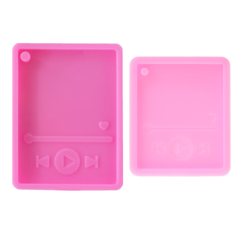 SIY  Music Player Keychain Epoxy Resin Mold DIY Crafts Casting Tools Jewelry Pendant Silicone Mould