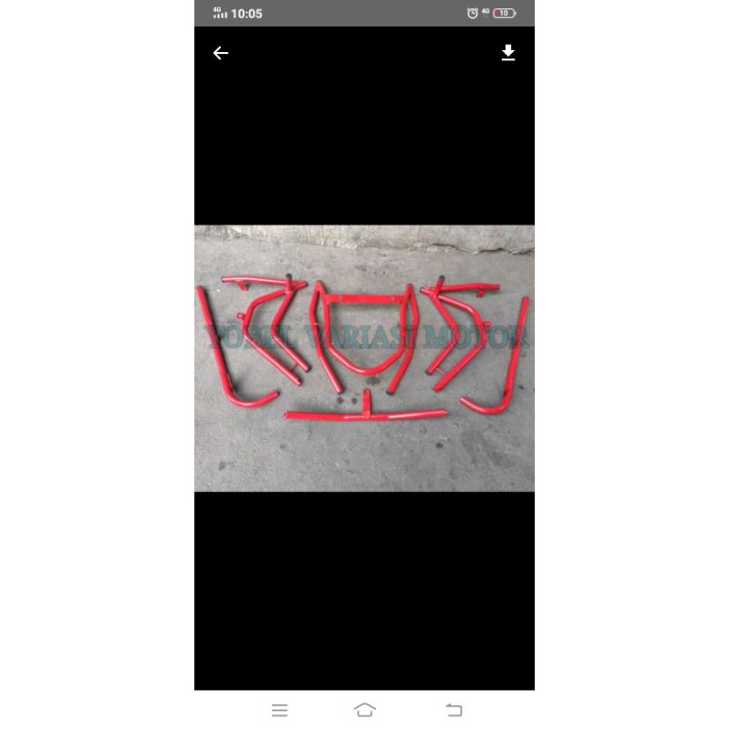 TUBULAR BODY GUARD FRAME HONDA BEAT STREET BEAT FI NEW 2020