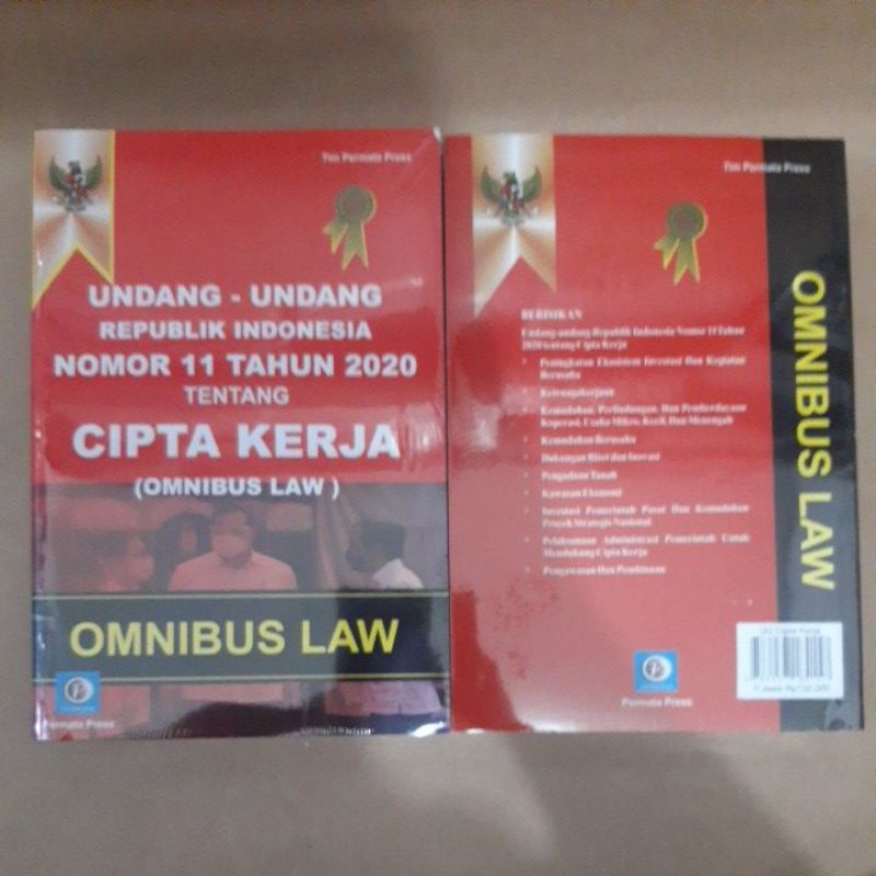 UU RI TENTANG CIPTA KERJA