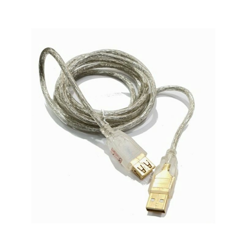 Mediatech Kabel  USB Ver 2.0 AMAF 1.8 M GOLD - 66009