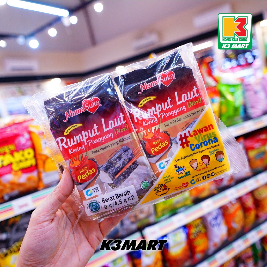 

Mama Suka Seaweed Spicy [2pcs]