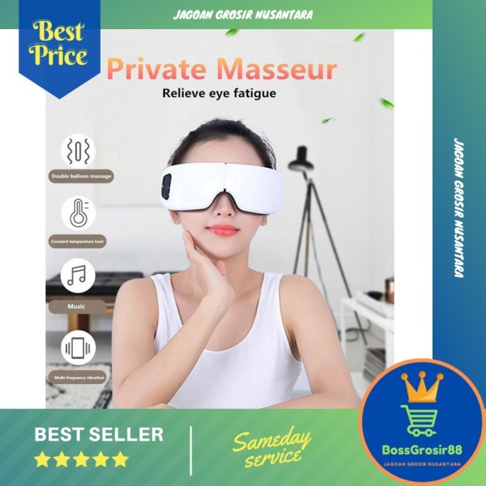 FIT Bluetooth EYE CARE shiatsu with warm compress masseur / eye massage