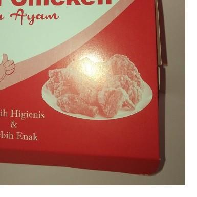 

❋ Box Fried Chicken - Kardus Fried Chicken - Dus Fried Chicken - 100 pc ➮