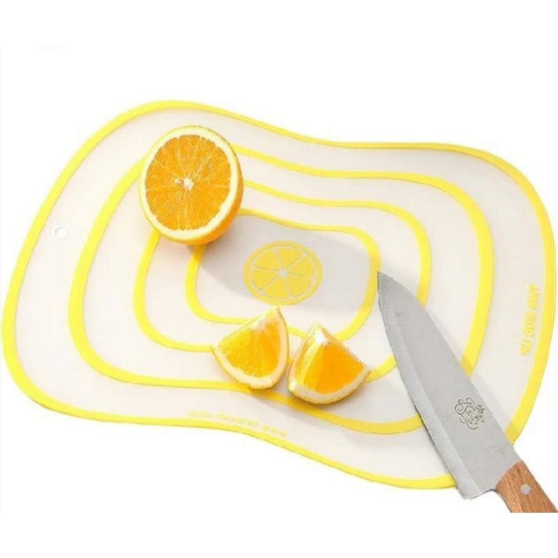 Talenan transparan flexible cutting board alas pemotong multi fungsi