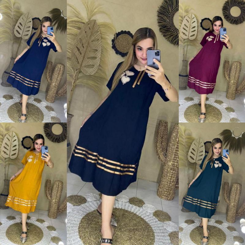          DASTER ARAB | DASTER RENDA | DASTER RENDA LENGAN PANJANG| DRESS ARAB MOTIF "ZEERA CIBI-CIBI