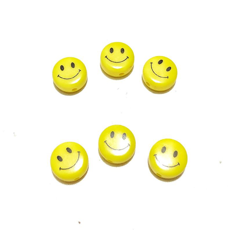 Kalung Gantungan Masker Strap Mask Smiley Beads Series Mote Senyum Emoji Emoticon