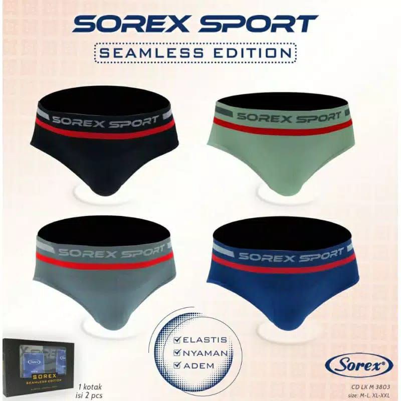 SOREX sport CD Pria dewasa LK 3803 SEAMLESS edition