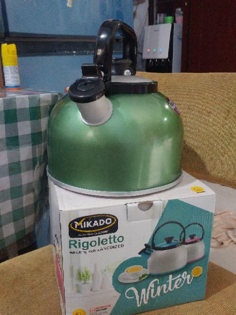 Teko Kompor Ceret Siul Teko Bunyi Maspion 5liter Whistling Kettle