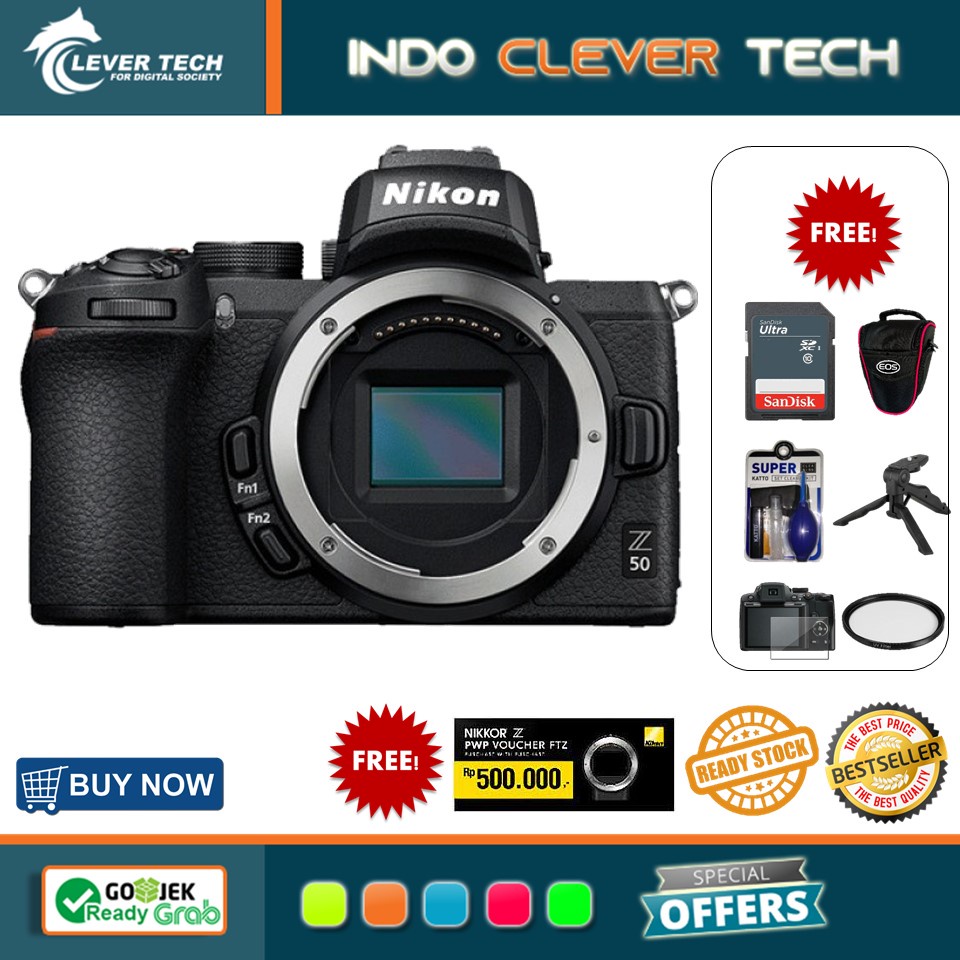 Nikon Z50 Body Only Mirrorless Digital Camera GARANSI RESMI