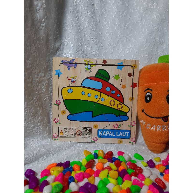 puzzle kayu sni kapal laut