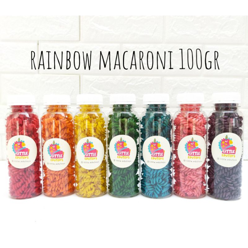 Sensory Rainbow Macaroni / Sensory Toys || Sensory Play
