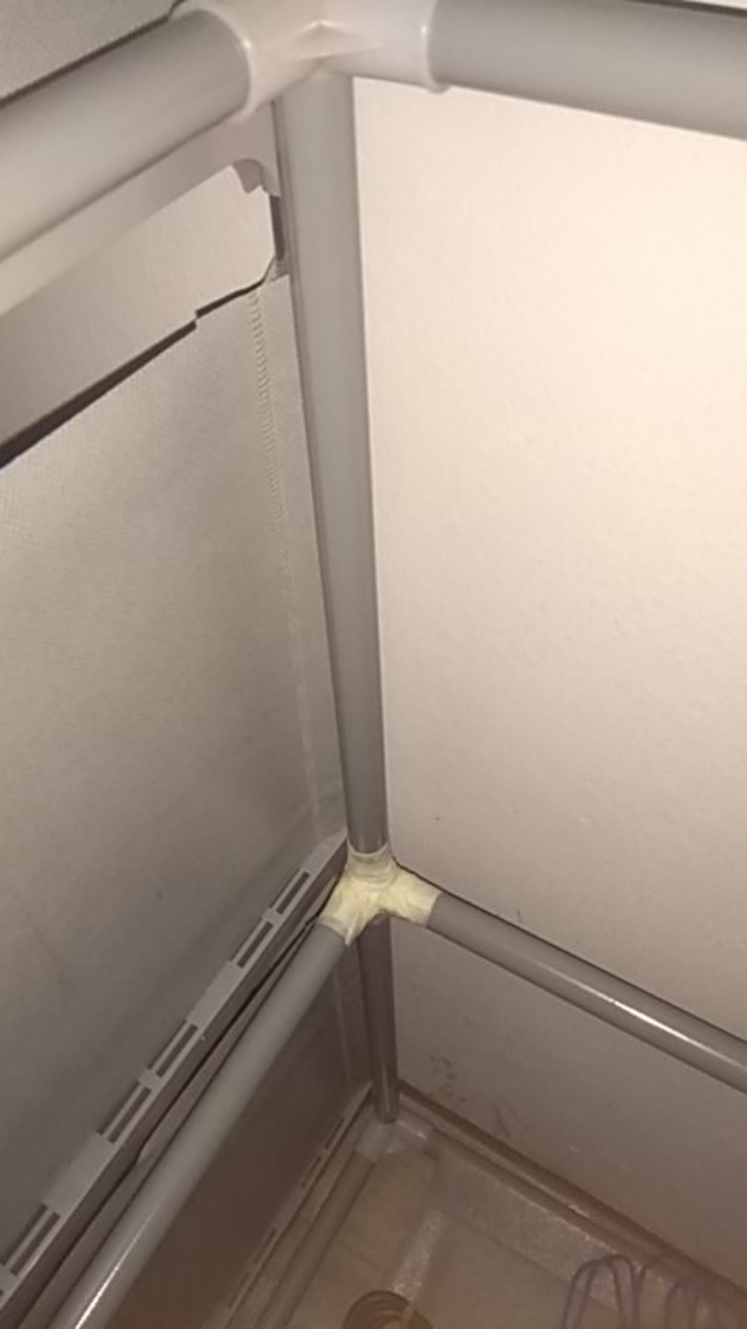 Gantungan Suling Tempel Di Tembok / Fitting Wall 10 Mata Ukuran 35 Cm /gantungan Baju / Square Cloth