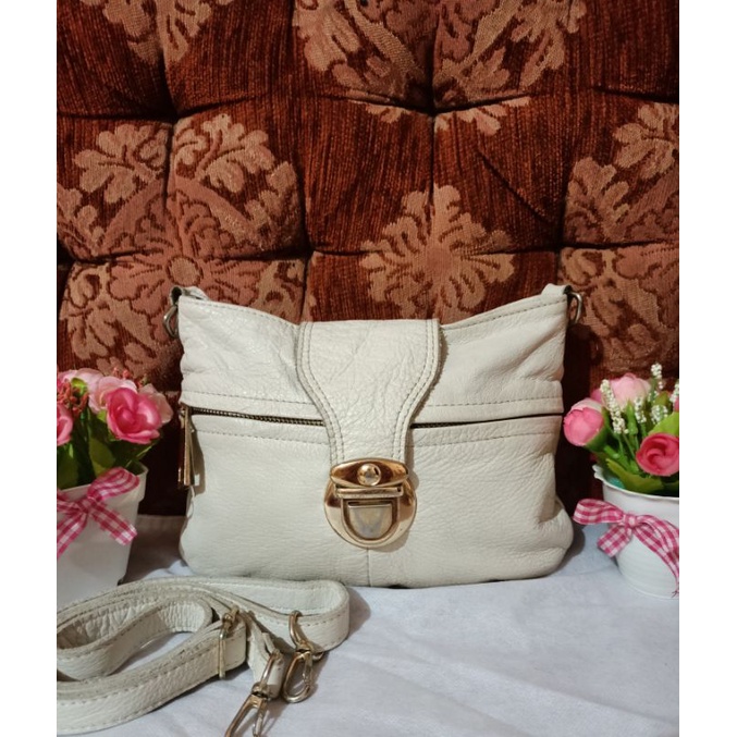 Tas Sling Mini Kulit Asli No Brand