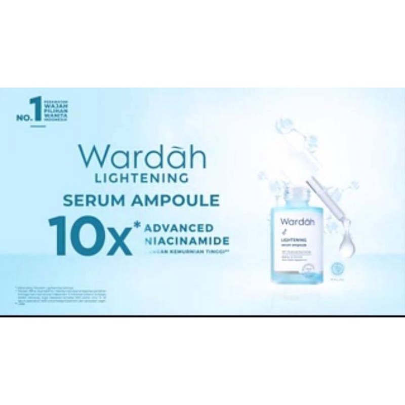 WARDAH LIGHTENING SERUM AMPOULE / SERUM WARDAH