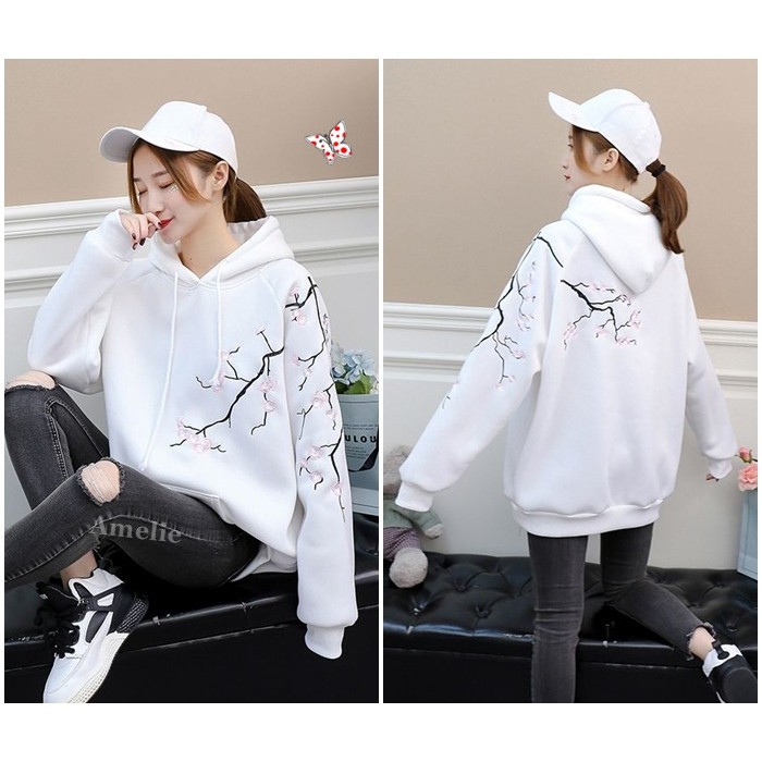 hoodie wanita korea