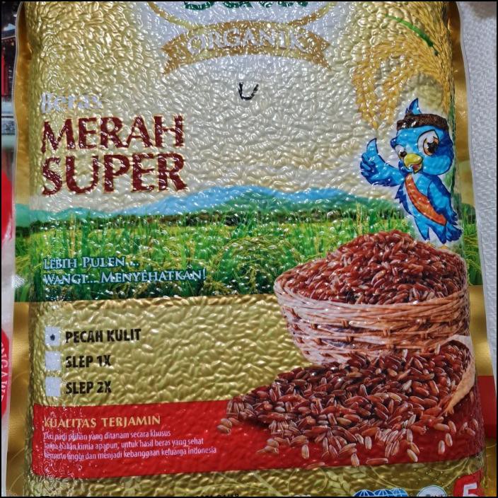 

Beras Merah Organik Pecah Kulit Suta