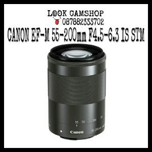 LENSA TELE ZOOM KAMERA MIRRORLESS CANON EF M 55 200mm 55 200 F4 5 6 3 IS STM FOR CANON EOS M EOS M2