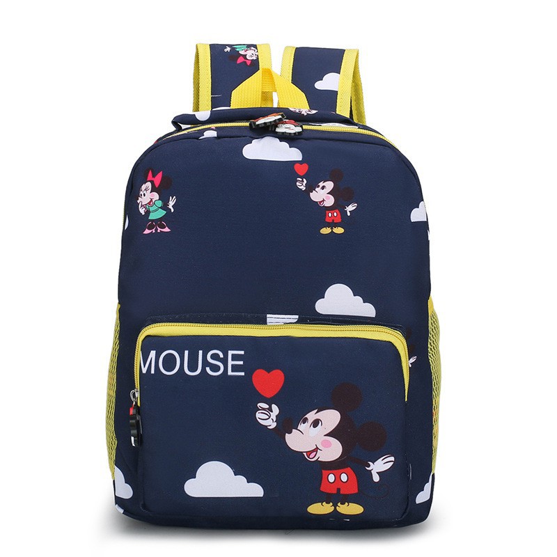 Tas Ransel Perempuan Tas Sekolah Anak  Tas Mickey Mouse Backpack Multifungsi