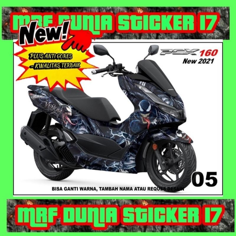 Sticker decal Honda PCX 160 Full Body decal Honda PCX NEW 160 Full body Sticker PCX 160 Full body 05