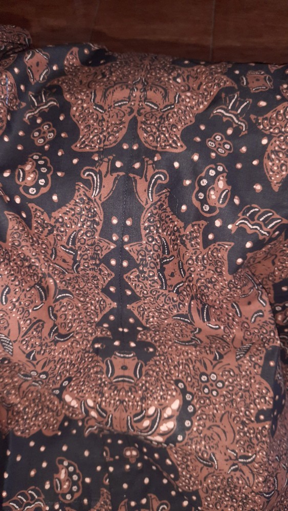 Kemeja Batik Pria Lengan Panjang Lapis Furing Mahesa