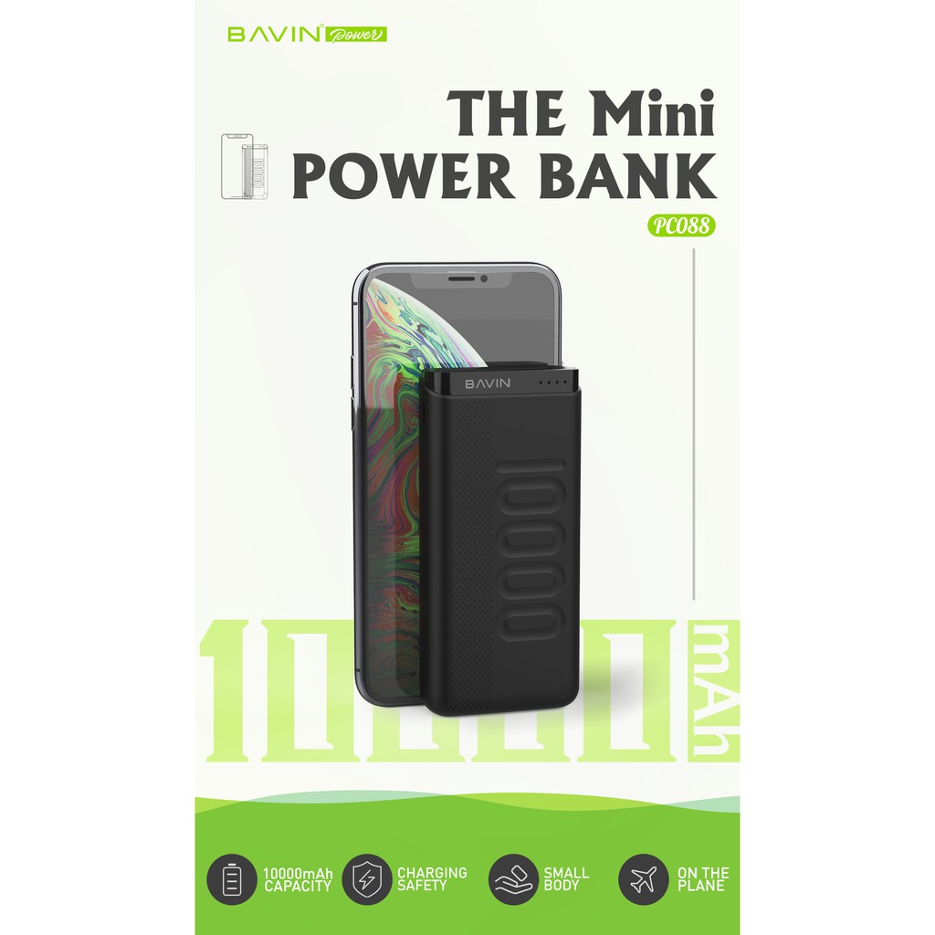 Power Bank 10.000Mah Bavin PC088