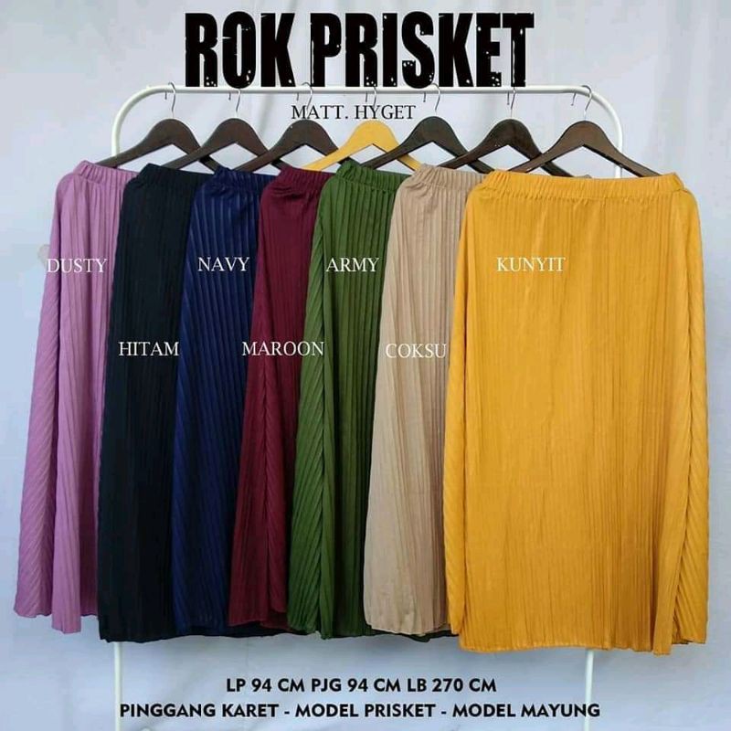 (BISA COD) ROK PLISKET HYGET MAYUNG / Maxi skirt plisket / TERMURAH / PLISKET /TERMURAH / BISA BAYAR DITEMPAT