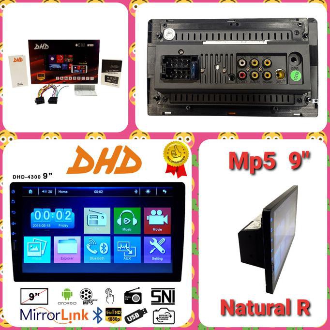 HEADUNIT MP5 DECKLESS DHD-4300 9 INCH MIRRORLINK BUKAN ANDROID