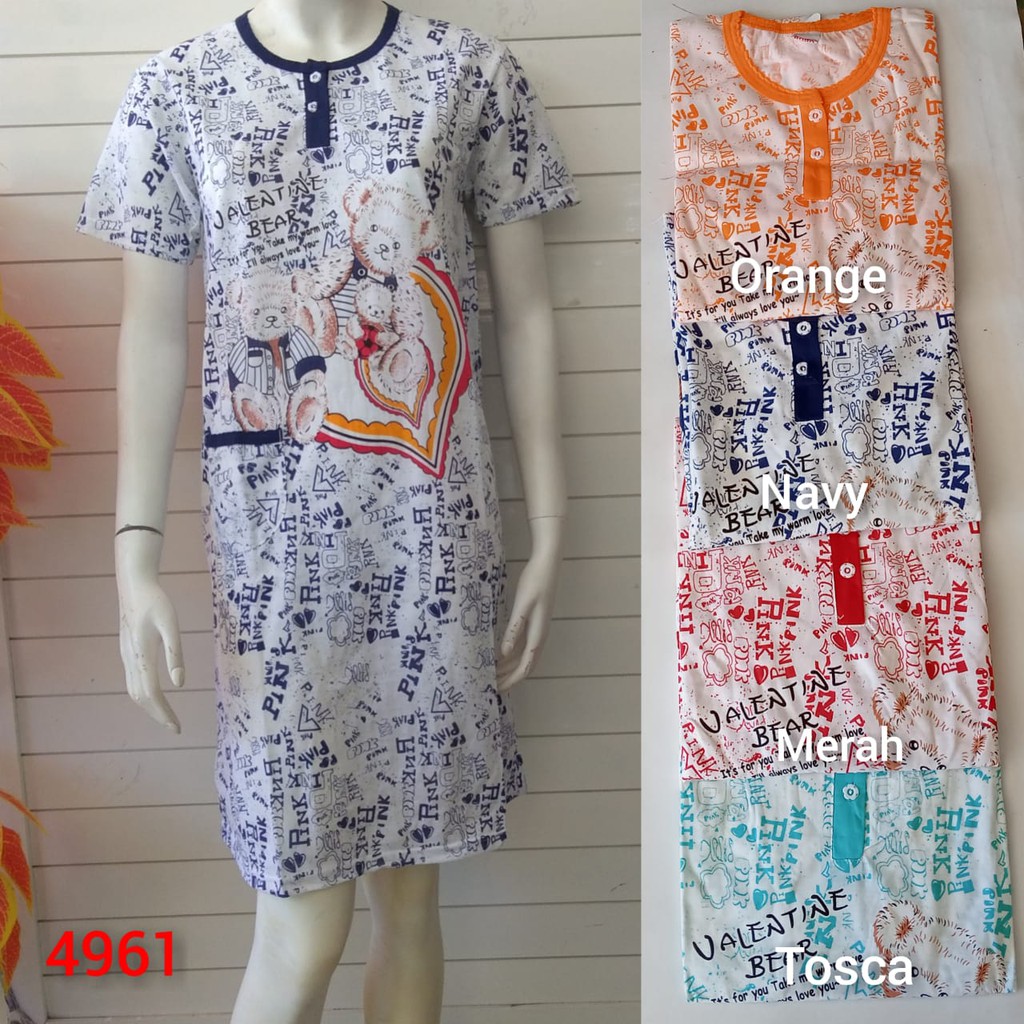 gof A DASTER BOBO STANDART Pakaian Wanita Casual Santai Motif Busui Baju Tidur