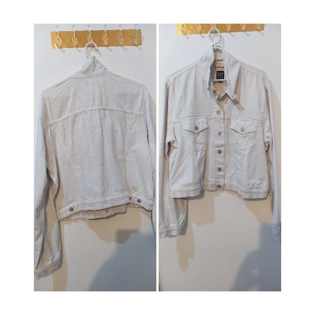 Preloved Jacket Jeans Putih GAP