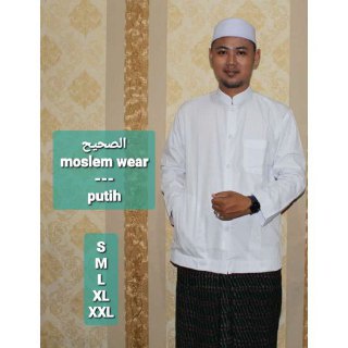 Baju koko polos / koko haibah / baju koko habaib