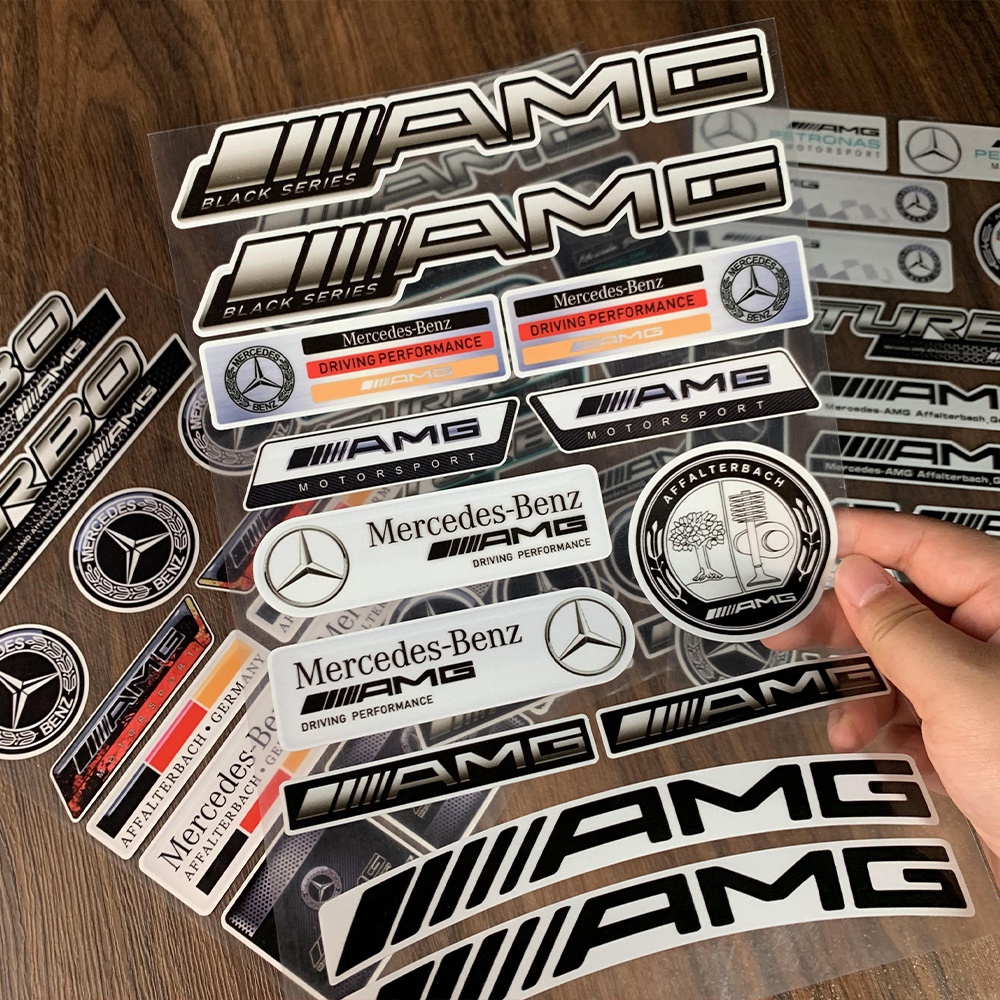 Stiker Reflektif Motif Pohon Apel Untuk Dekorasi Mobil Mercedes Benz AMG W210 W212 E63 W202 W205 W207 GLA GLS
