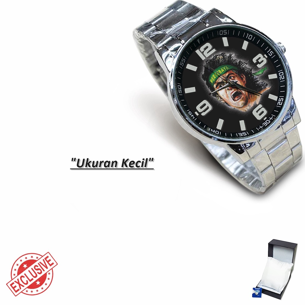 Jam Tangan Rantai Couple PERSEBAYA BONEK - 1 (Keren)