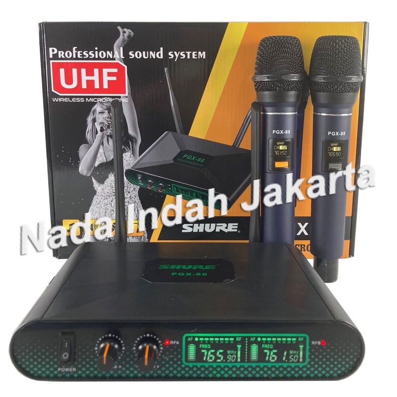 Microphone Wireless tanpa kabel PGX 88 Mic Karaoke PGX88