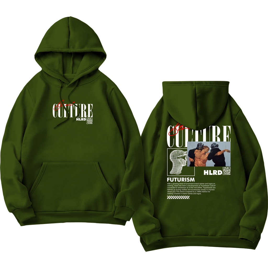 Sweater Hoodie HLRD Sablon DTF Fleece Cotton II Holyrider Jumper Hoodie Culture II M-XXL (Pria &amp; Wanita) Free stiker&amp;Gantungan Kunci