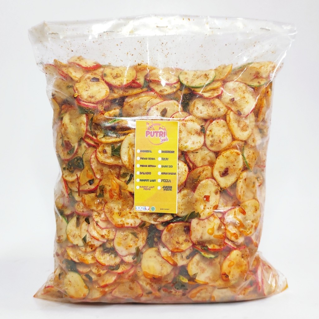 

Kerupuk Seblak Bawang 1kg+ Extra Daun Jeruk