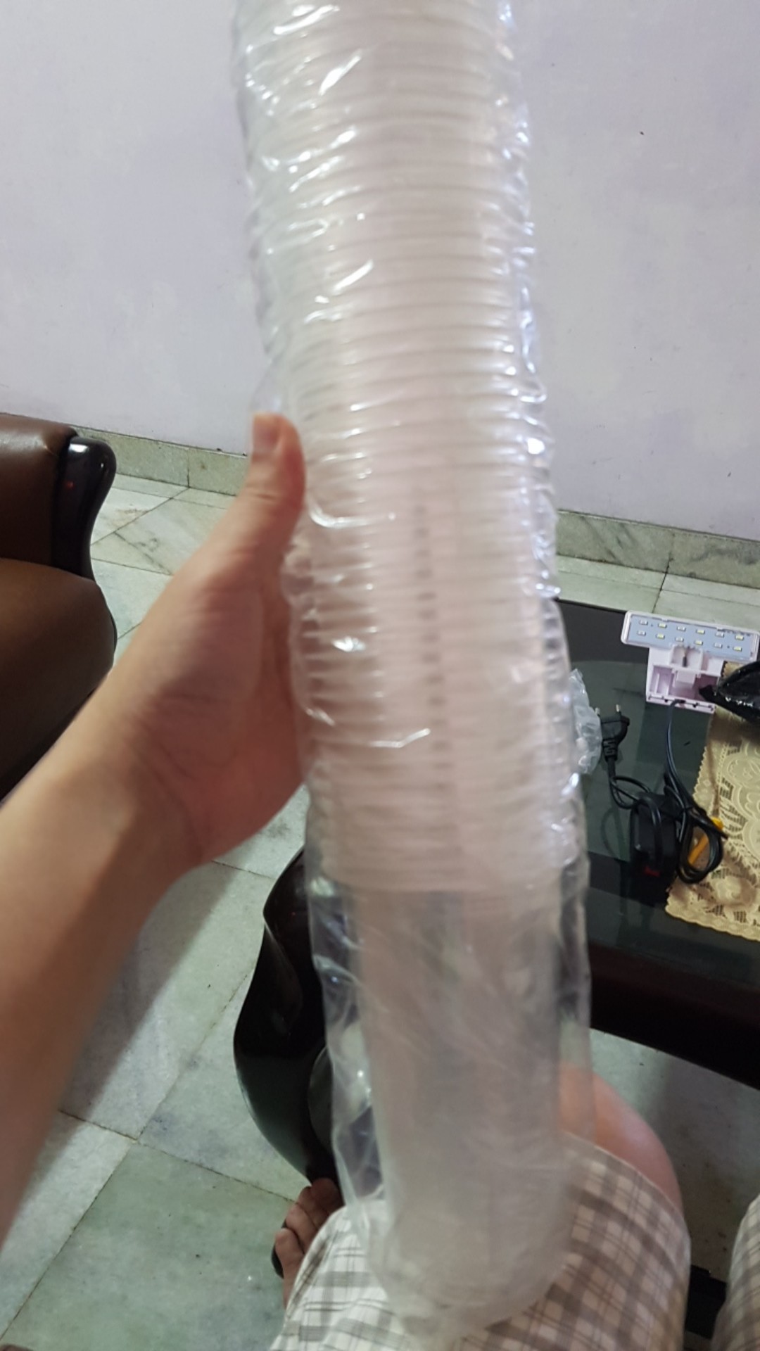 Cup Plastik Minuman Oval 22 Oz / Gelas Plastik Bening Oval / Cup Minuman / Gelas Cup Plastik  Pp Dt
