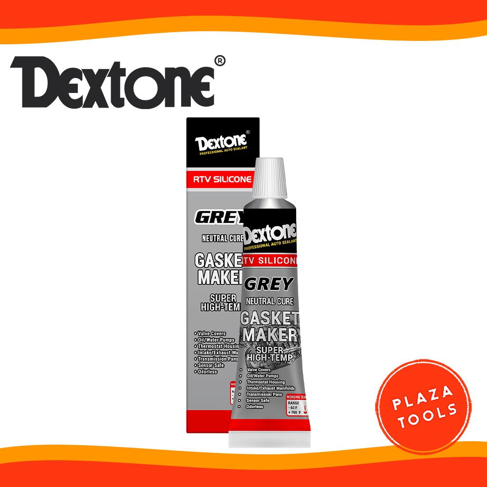 

Lem Gasket Marker Netral 50 Gram DEXTONE Grey Silicone Neutral 50gr