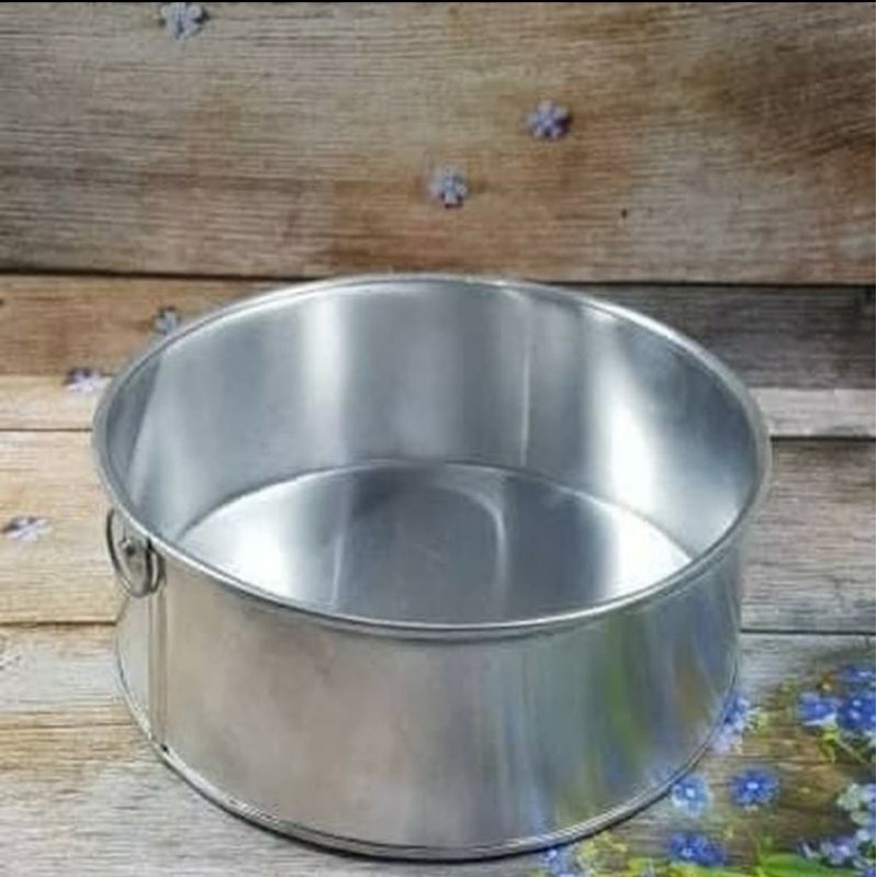 Loyang/cetakan kue bulat 18 cm tinggi 7cm