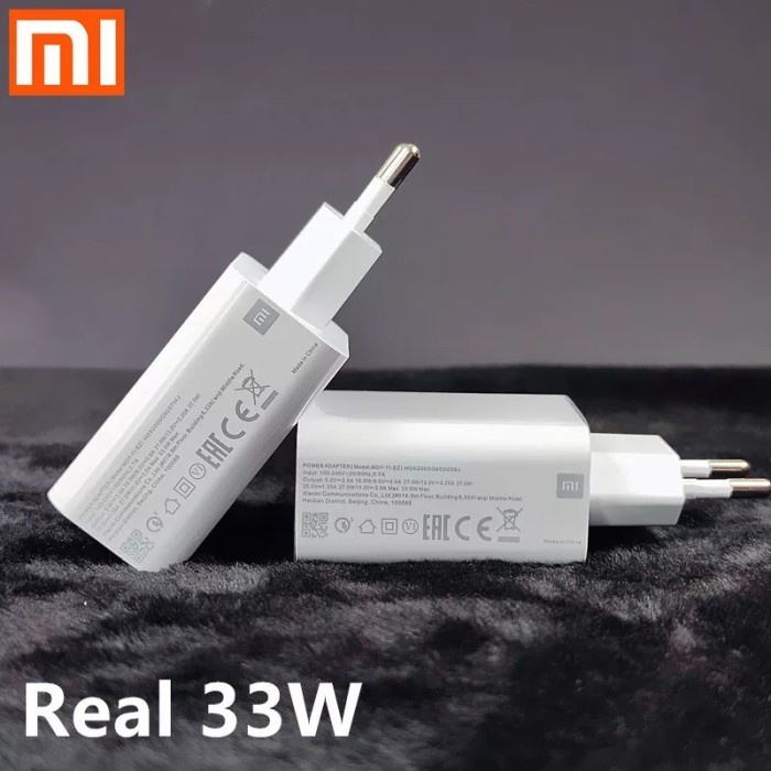 Mi Charger Turbo 33W Xiaomi Charger Adapter Quick Charger Original