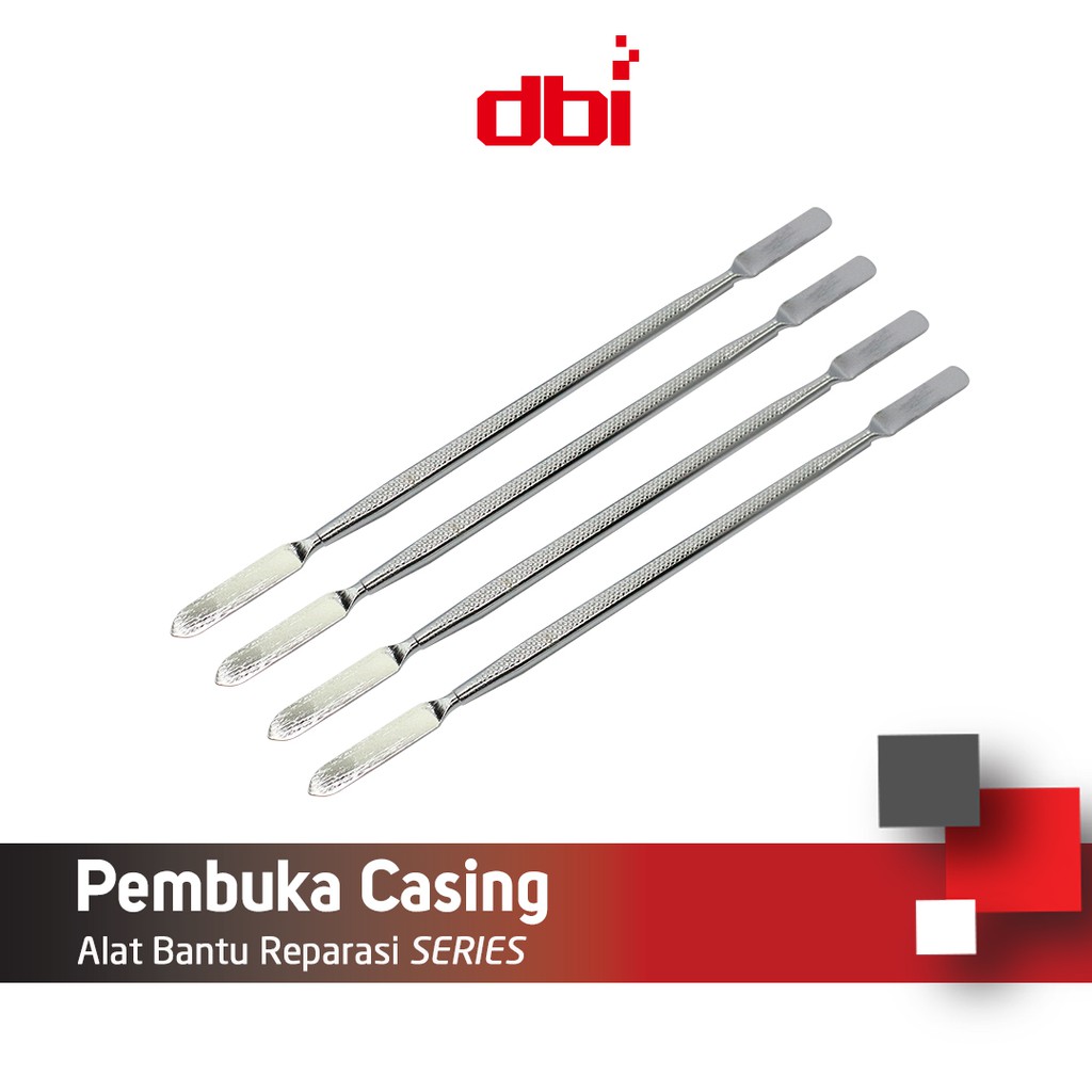 Pembuka Casing / Pengungkit Stainless Steel Lurus / Spatula Single