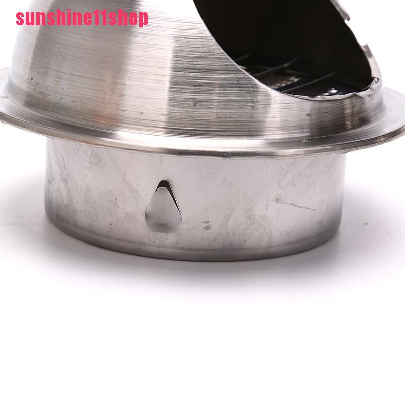 1 Pc Ventilasi Udara Dinding Langit-Langit Bahan Stainless Steel