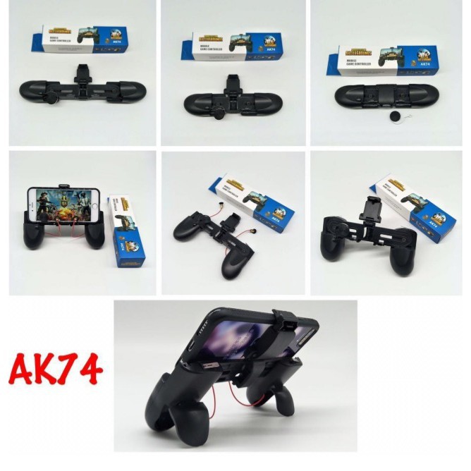 GAMEPAD AK74 GAMING CONTROLLER ANALOG TRIGGER L1R1 PUBG FREEFIRE MOBILE LEGEND JAMIN MENANG TERUS LEGENDARY