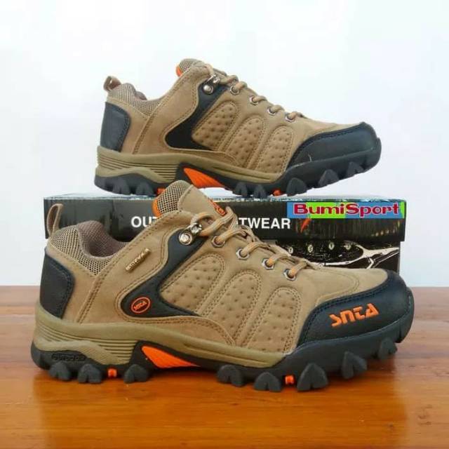 Sepatu SNTA 432 Beige Gunung Trekking Hiking Adventure Outdoor Original