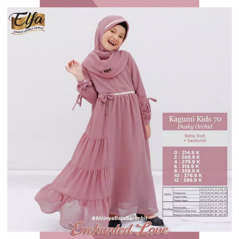 KAGUMI KIDS 70 | GAMIS ANAK ETHICA