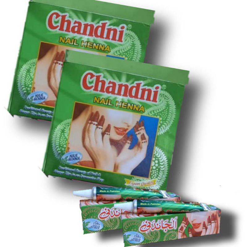 Pacar kuku Chandini - Chandni-Nail Hena -Hena kuku 1lusin-hena arab 12pcs