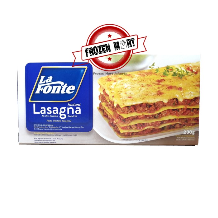 

PASTA-ANEKA- LA FONTE LASAGNA 230 GR -ANEKA-PASTA.