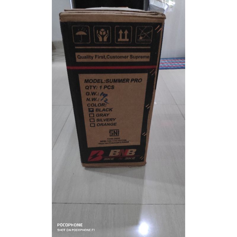 sepeda lipat bnb Summer Pro 9Sp Black