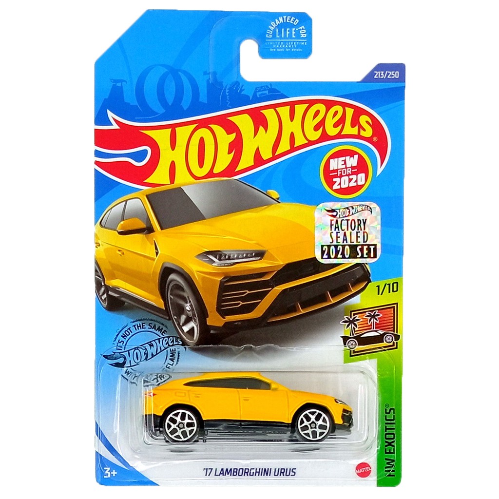 Hot Wheels 17 Lamb0rghini Urus Kuning HW Exotics Mobil Hotwheels